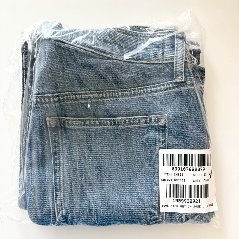 J. Crew High-rise Kickout Jean Rose Lark Blue - Picture 5 of 6